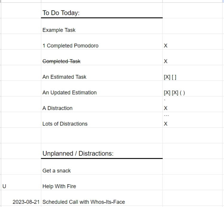 Pomodoro To Do List