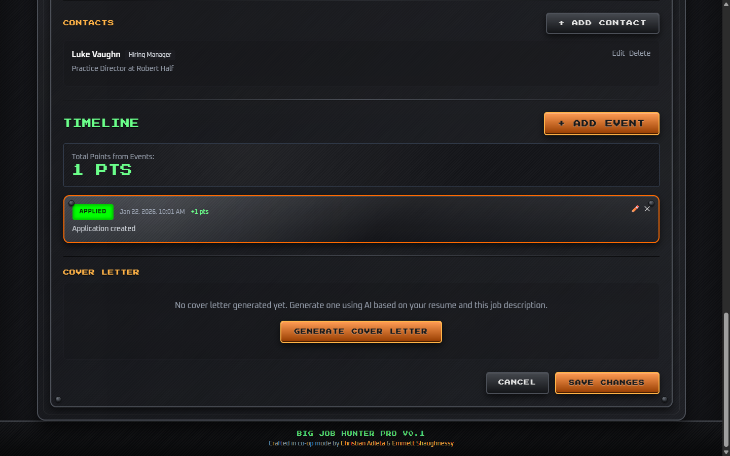 Contacts - Manage your professional network