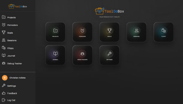 ToolDoBox Online web app interface